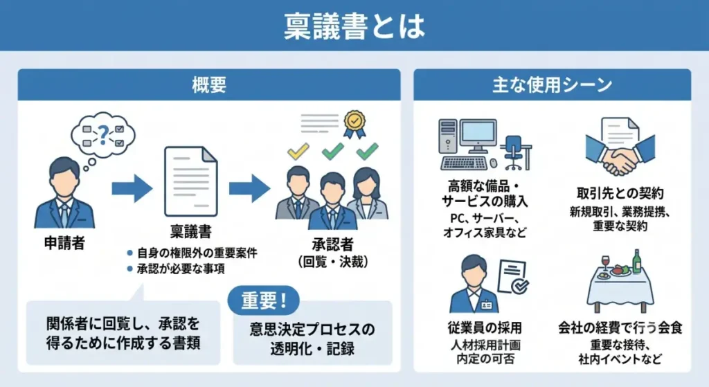 稟議書とは？決裁される書き方や申請の流れをわかりやすく解説｜基礎 